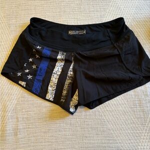 Born Primitive Athletic Shorts Thin Blue Line